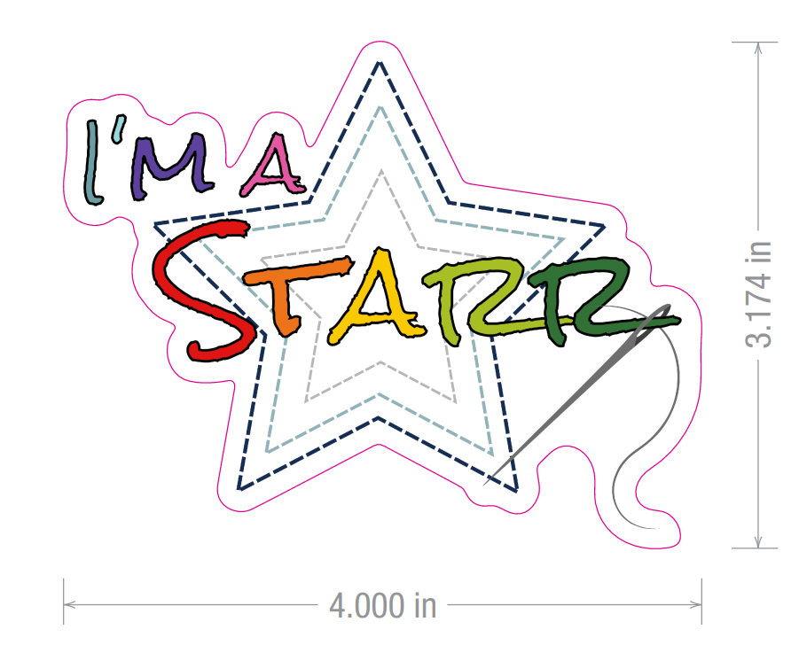 I'm a Starr Sticker