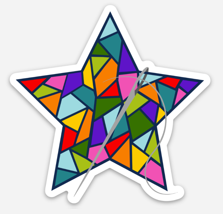 Fractured Starr Sticker